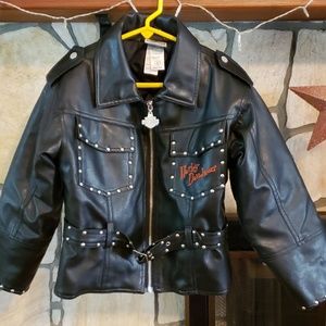 Kids Harley Davidson Leather Jacket